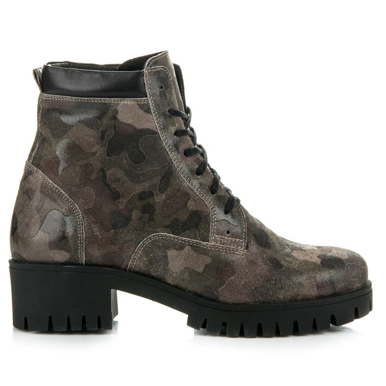 Vinceza Šněrovací boty s chráničem zelená