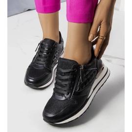 D/GMR Černé tenisky od Goulet černý