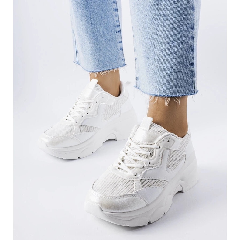 D/GMR Bílé dámské tenisky značky Séguin bílý