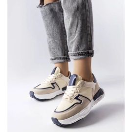 D/GMR Sportovní béžové tenisky Lothair béžový D/GMR Sportovní béžové tenisky Lothair béžový