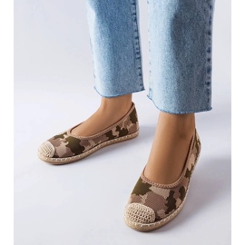 D/GMR Zelené slip-on espadrilky od Benedum zelený