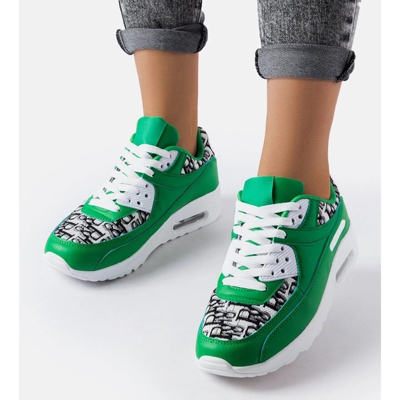 D/GMR Zelené sportovní tenisky Brattiro zelená