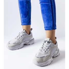 D/GMR Šedé tenisky se stříbrným akcentem Lodgeville šedá