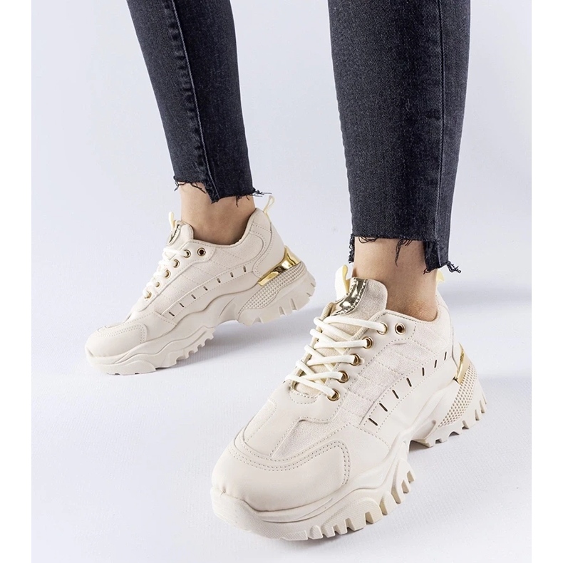 D/GMR Béžové sportovní tenisky Laudes béžový