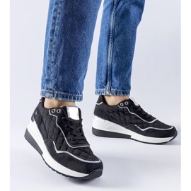 D/GMR Černé tenisky Pisignano na klínku černý