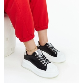 D/GMR Černé tenisky na platformě Goe NN2N4034 černý