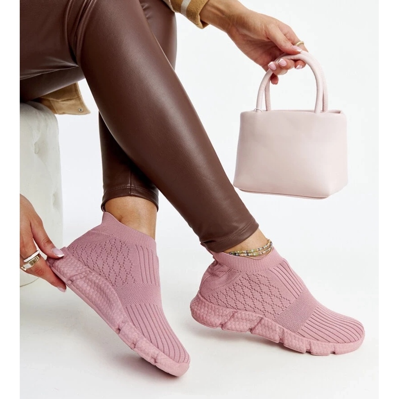 D/GMR Růžové lehké sportovní tenisky od Václava růžový