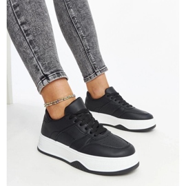 D/GMR Černé tenisky se silnou podrážkou Rafida černý