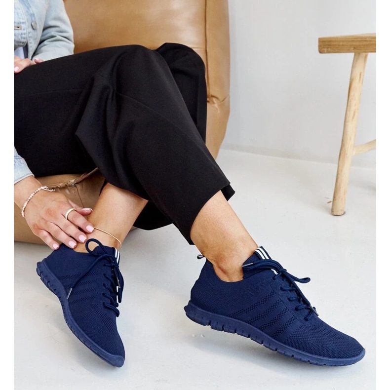 Námořnicky modré sportovní tenisky Shukornia Námořnicky modré sportovní tenisky Shukornia