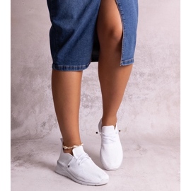 D/CEO Bílé nazouvací tenisky Gaberla bílý