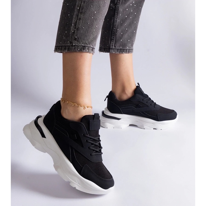 D/CEO Černé tenisky se silnější podrážkou Guerrera černá