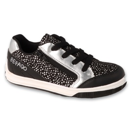 Dětské sporty Befado 514x018 Black and Silver Metallic černý