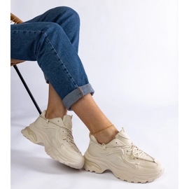 D/CEO Béžové dámské sportovní tenisky Urena béžový