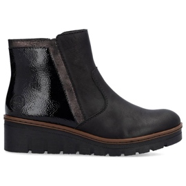 Dámské Rieker X9150-00 Black Boots černý