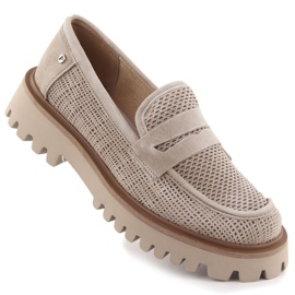 Dámské mokasíny Filippo Paw591 Beige béžový