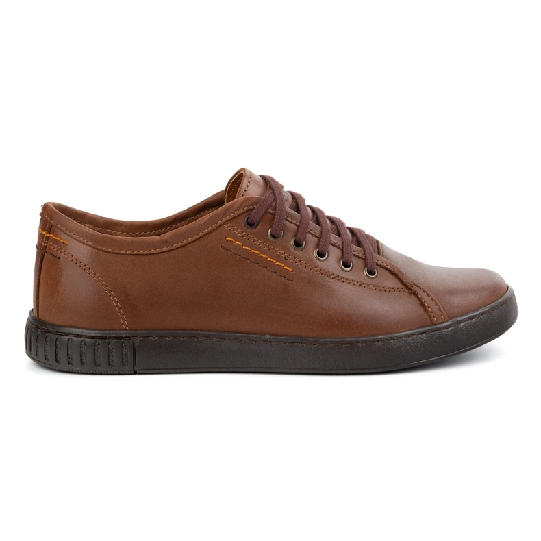Polbut Leather Shoes Men's Sneakers Model 2129 Camel hnědý Polbut Leather Shoes Men's Sneakers Model 2129 Camel hnědý