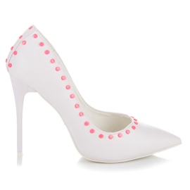 Vices New Collection Bílé vysoké podpatky bílý Vices New Collection Bílé vysoké podpatky bílý