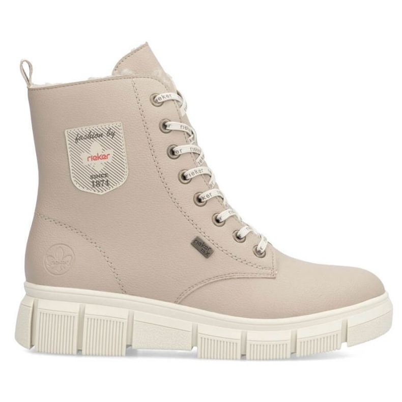 Rieker Dámské boty RKR557B Beige béžový Rieker Dámské boty RKR557B Beige béžový