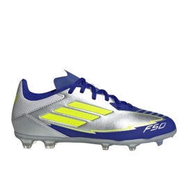 Adidas F50 League FG/Mg Messi IH0924 Fotbalové boty stříbro