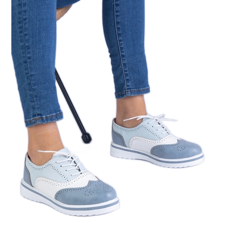 Blue Classic Oxford boty modrý