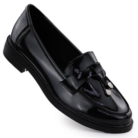 Dámské lakované boty Lords Black Potocki SZ12369 černý