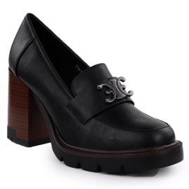 Dámské boty na příspěvku Black Potocki s dekorací SZ12403 černý