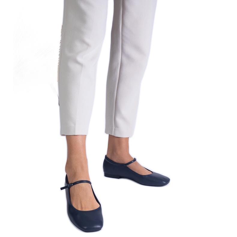 Klasické ekologické baleríny Navy Classic modrý