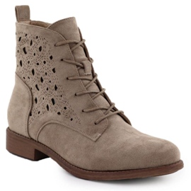 SZYBOWE BOOTS S.Barski HY51-136 BROWN hnědý SZYBOWE BOOTS S.Barski HY51-136 BROWN hnědý