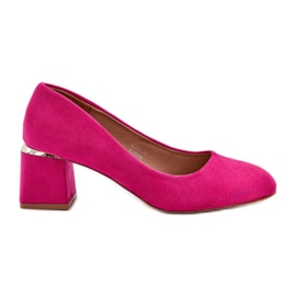 Ekologická pumpy na sloupu Fuchsie růžový