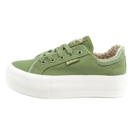 Lee Cooper LCW-25-31-3449L Sportovní boty zelená Lee Cooper LCW-25-31-3449L Sportovní boty zelená