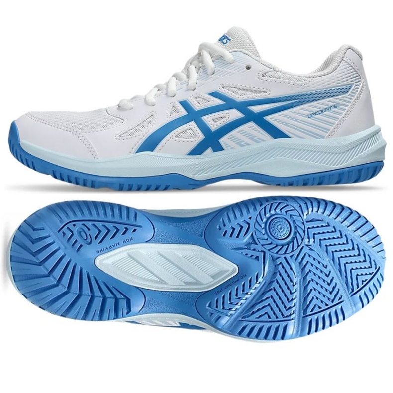 Asics Upcurt 6 1072A107 101 Volejbalové boty bílý Asics Upcurt 6 1072A107 101 Volejbalové boty bílý
