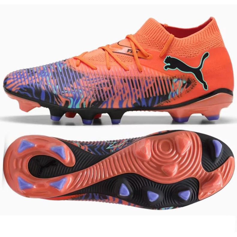 Puma Future 8 Match Creativity FG/AG 108431-01 Fotbalové boty oranžový
