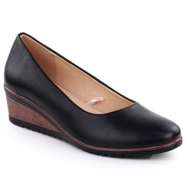 Vinceza Boty pro Vincez Wedge v 58475 Jan360a černý