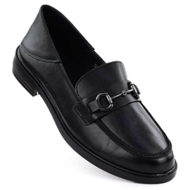Boty moccasin s dekorací Vinceza 18107 černá Boty moccasin s dekorací Vinceza 18107 černá