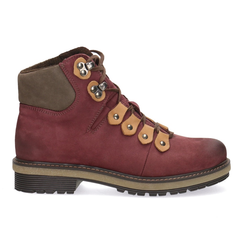 Olivier Dámská kůže Pollonus Burgundsko 5-0958-013 červené