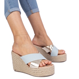 Espadrille's Denim Flip Flip Flip modrý Espadrille's Denim Flip Flip Flip modrý