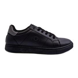 Pánské nízké tenisky Eco Leather Big Star NN174284 Black černý