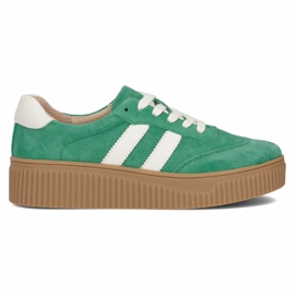 Kožené tenisky Filippo DP6776/25 Green Suede zelená