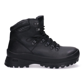 Solidní trekking taktické boty-Myśliwskie Bison Pollonus Black 6-0126-001 černá černá