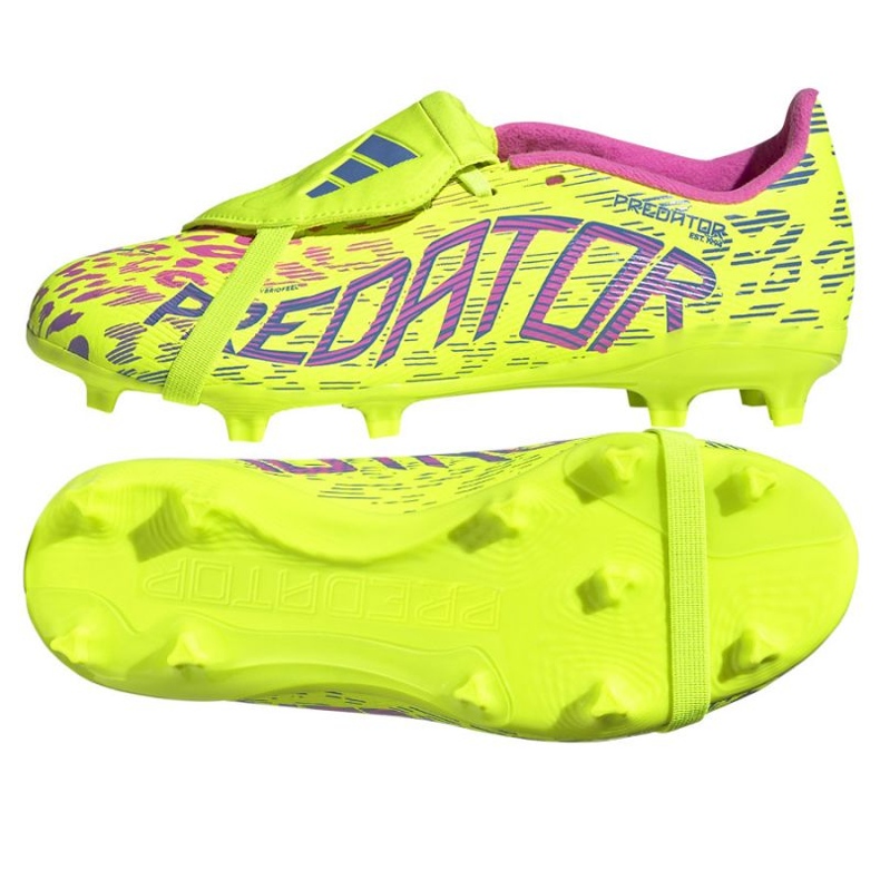 Adidas Predator League Ft FG JP9837 Fotbalové boty žlutá Adidas Predator League Ft FG JP9837 Fotbalové boty žlutá