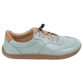 Kampol Bosé minimalistické kožené boty 500/24 pistácie zelená Kampol Bosé minimalistické kožené boty 500/24 pistácie zelená