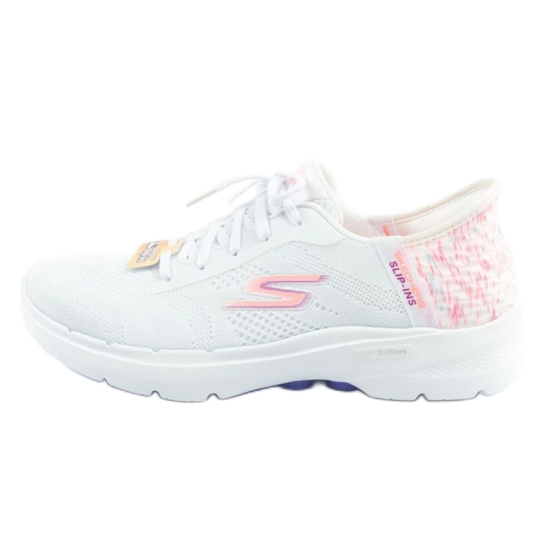 Skechers Go Walk 6 124627/Wmlt Shoes bílý Skechers Go Walk 6 124627/Wmlt Shoes bílý