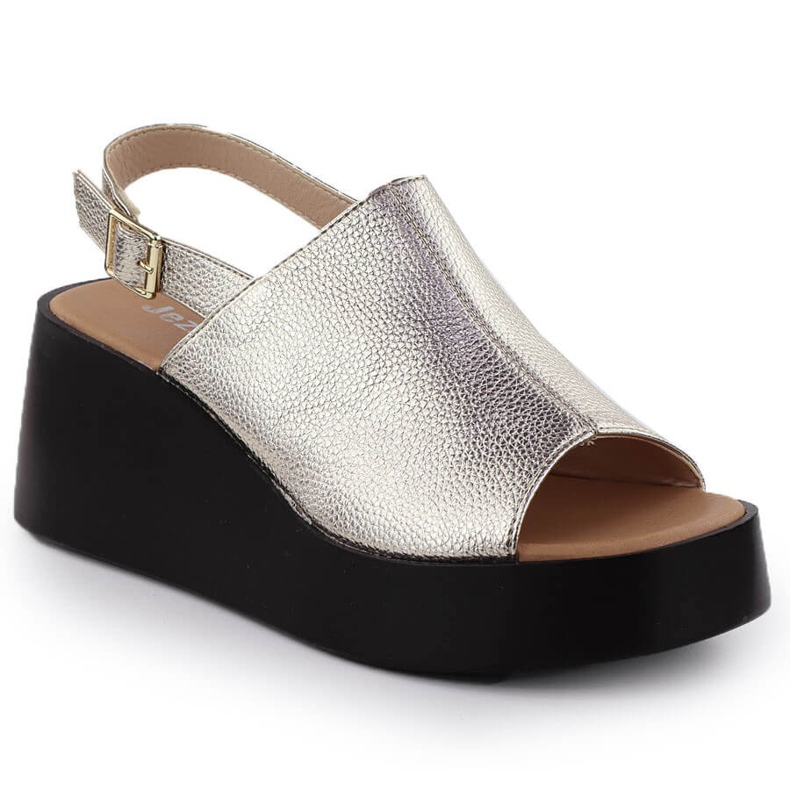 Dámské sandály na platformě Golden Jezzi 24130 zlatý