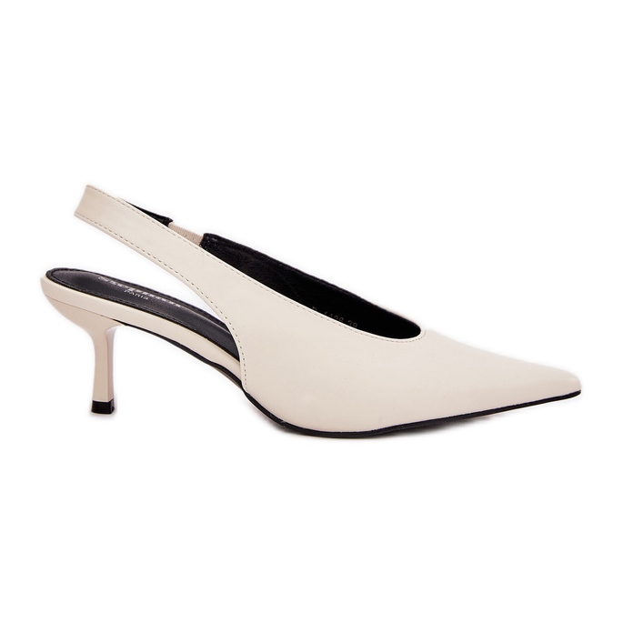 Vysoké podpatky s ecru ecru ecrue outdoor bílý