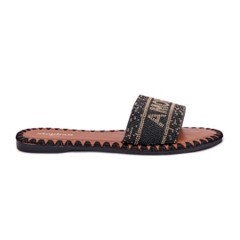 Flip Flip Flip Flip Flip Flip Flip Flops s černou dekorací černý