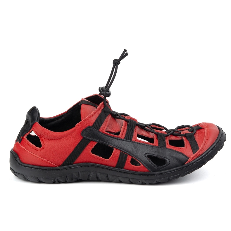 Olivier Pánské kožené koly na kole 262 kz červené