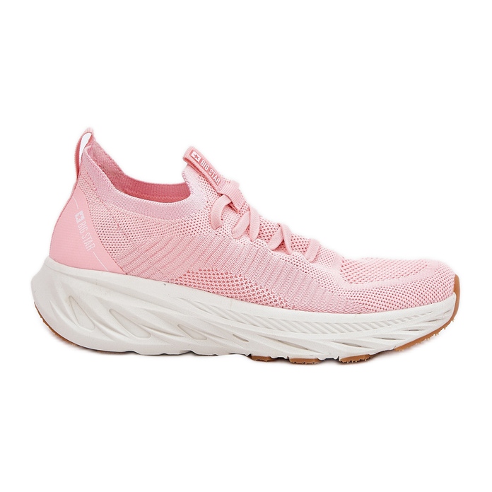 Big Star Pohodlná ženská sportovní bota velká hvězda RR274A131 Hi-Polish Pink System růžový Big Star Pohodlná ženská sportovní bota velká hvězda RR274A131 Hi-Polish Pink System růžový