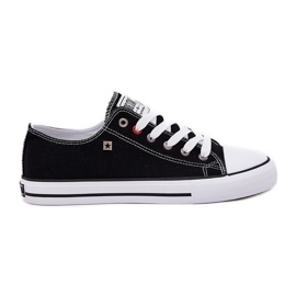 Big Star Pánské velké hvězdy NN174300 Pánské tenisky Hi-Polish Black černý