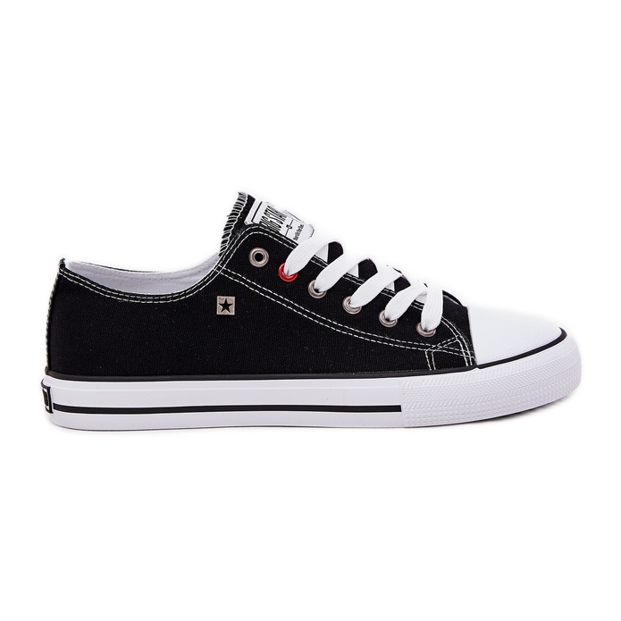 Big Star Pánské velké hvězdy NN174300 Pánské tenisky Hi-Polish Black černá