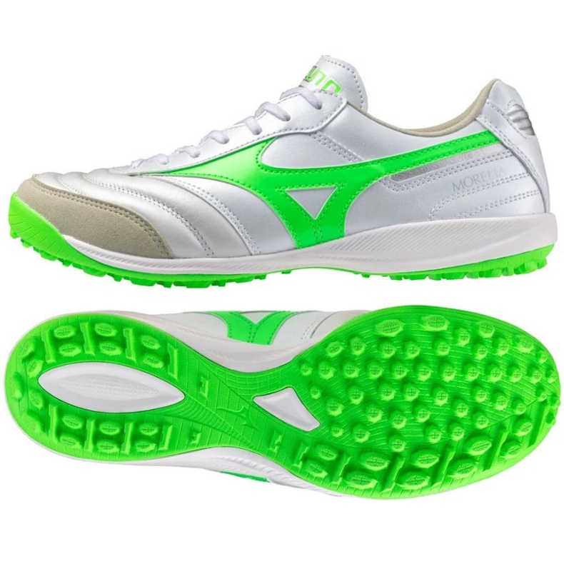 Fotbalové boty Mizuno Morelia Hall Elite TF Q1GA251237 bílý